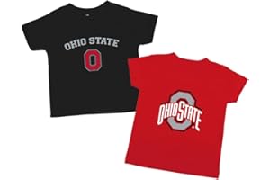 Two Feet Ahead Pack of 2 Toddler Short Sleeve T-Shirts Tee College Licensed Shirt