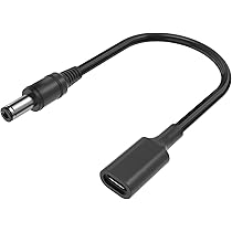 4-Pack DC 5.5mm X 2.5mm To USB C Adapters - 90 Degree Right Angle 5V Power Converters