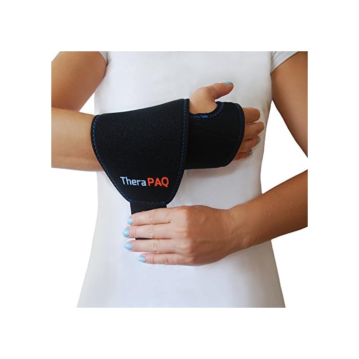 Wrist Ice Pack Wrap by TheraPAQ - Hot & Cold Therapy Support Brace for Hands - Best for Carpal Tunnel Pain Relief…
