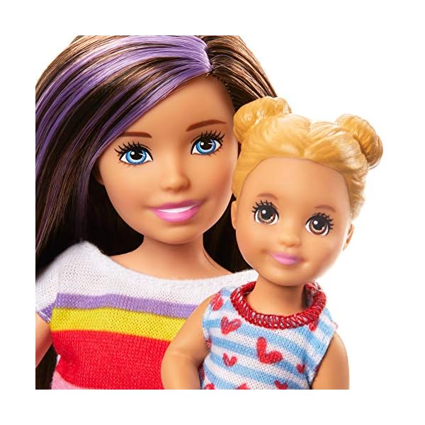 Barbie GHV87 - Skipper Babysitters Inc. Füttern Spielset mit Skipper-Puppe, Kleinkind und Zubehör, Spielzeug ab 3 Jahren – Bild 5