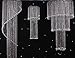 VOVOV 20FT Clear Crystal Garland Chandelier Octagon Beads Chain Beaded Trim