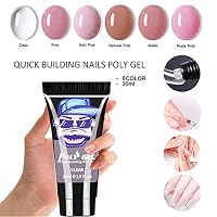 Poly Nail Gel Nail Builder UV Gel Nail Extension Gel Polygel Quick Nail Extension Builder 30ml Cutelove