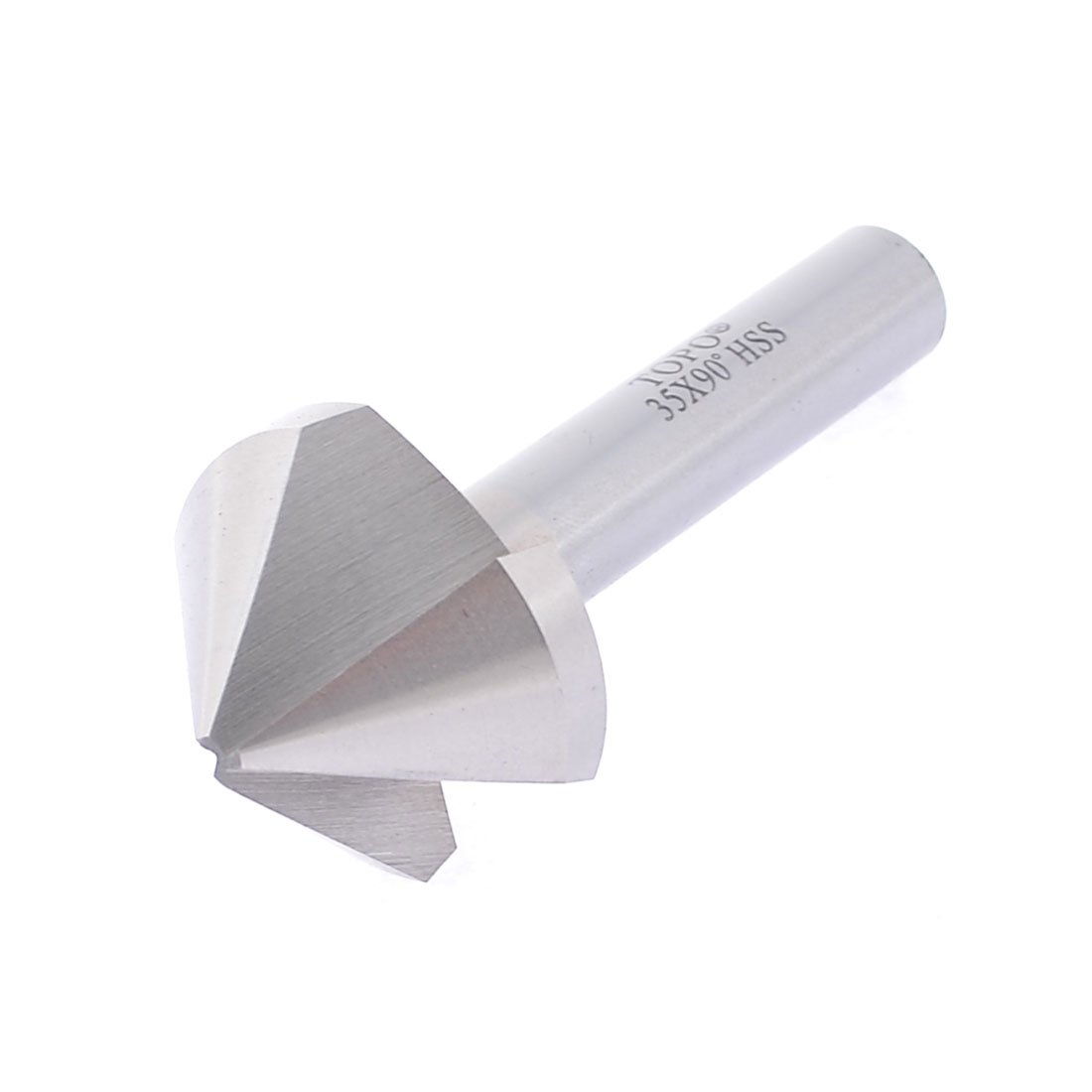 Sourcingmap 35mm Cutting Dia 81mm Length 90 Degree Straight Shank Chamfer Cutter