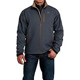 Cinch Men's Blue Sleeve Logo Bonded Jacket