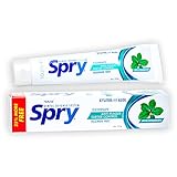 Spry Xylitol Toothpaste, Fluoride-Free, Natural Wintergreen, Anti-Plaque and Tartar Control- Parent