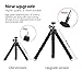 Phone Tripod, SIX-QU 8.3in Adjustable and Flexible Phone Stand Holder with Wireless Remote Shutter and Universal Clip Compatible with iPhone, Android Phone, Camera and Gopro