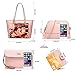 ELIMPAUL Women Fashion Handbags Tote Bag Shoulder Bag Top Handle Satchel Purse Set 4pcs