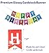 Lubatis 1st Birthday Boy Decoration; Boy First Birthday Decorations; Cake Topper First Birthday, Rainbow Birthday Banner, 40 inch 1 Mylar Balloon, 35 pcs Rainbow Birthday Party Set, LeTime (Blue)