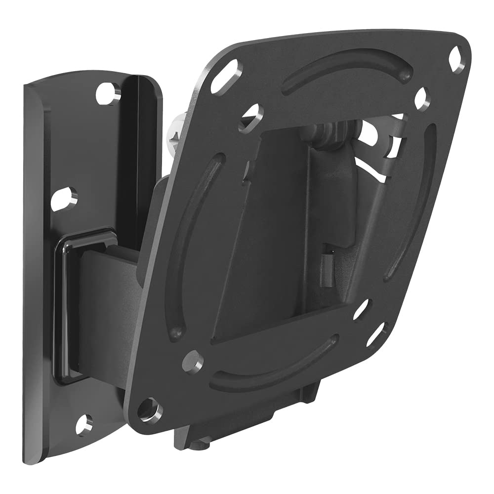 Barkan TV and Monitor Wall Mount, 13-29 inch Swivel and Tilt Flat/Curved Screen Bracket, Holds up to 15kg, Fits LED OLED LCD