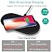 Dual Wireless Charger, 4 Coils Airpower Wireless Charging Pad with Qi-Certified, Fast Charge 2 Devices At Once for Samsung Galaxy and Other Qi Devices, Standard Charging Pad for iPhone X/8/8 Plus