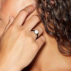 german kabirski Handmade White Pearl Ring for Women