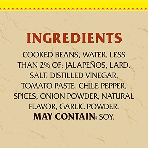 ROSARITA SPICY JALAPEÑO REFRIED BEANS, 16 OZ