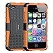 Korecase Phone Case for iPhone Samsung Cell Phone, Armor Heavy Duty Protection Rugged Dual Layer Hybrid Shockproof Case Protective Cover (i4 Orange)