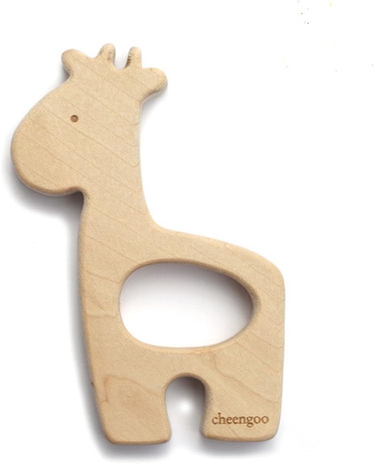 Cheengoo Sustainable Wood Giraffe Teether