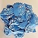12 Inch Cloud Print Light Blue Latex Balloons 50 Count for Children Boys Girls Birthday Party Baby Shower Decoration