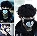 3PCS Black Cute Bear Shaped Reusable Healthy Breathable Anti Fog Soft Cotton Ventilation Dustproof Winter Face Mouth Mask Cover Mouth-muffle with Elastic Earloop for Unisex Adults