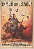 Emprunt de la Liberation War Bonds WWII War Propaganda Art Print Poster 13 x 19in