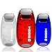 LED Safety Lights + Free Bonuses | Clip on Flashing Strobe Light Visibility for Running Walking Cycling Best Reflective Gear for Kids Dogs Bicycle Helmet and Bike Tail Light (White-Red-Blue)