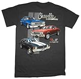 GM Chevrolet Chevelle Classic Car Lineup Automobile T-Shirt Tee