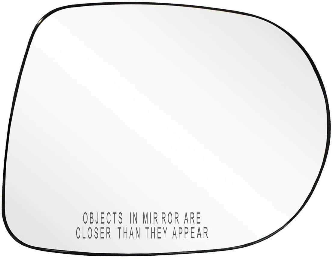 Photo 1 of Passenger Side Mirror Glass Assembly With Plastic Backing Plate Heated Compatible with 2010-2015 Lexus RX350 RX450H
