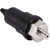 Dioche 10 Amp Vacuum Adjustable QPM11-NC Pressure Switch - Durable 1/8 External Thread Pneumatic Control Switch - 0.1-.0 MPA Adjustable, Easy Installation, Long Service Life