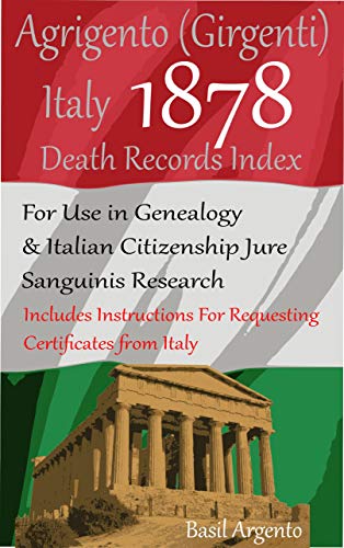 Amazoncom Agrigento Girgenti Sicily Italy 1878 Death