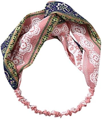 Hair Band,Caopixx 2018 Women Turban Twist Knot Headwrap Headdress Knotted Elastic Hairband (D)