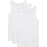 Tommy John Men's Essential Cool Cotton Rib Tank Undershirt