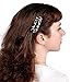 Alligator Hair Clips for Women - Tortoise Shell Resin Hair Clip Large Hair Barrettes Accessories (5 Pcs Multicolor)