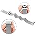 Vancle Fitbit Charge 2 Band, Milanese Stainless Steel Metal Replacement Accessory Bracelet Strap with Magnet Lock for Fitbit Charge 2 (No Tracker) (Silver, Large)