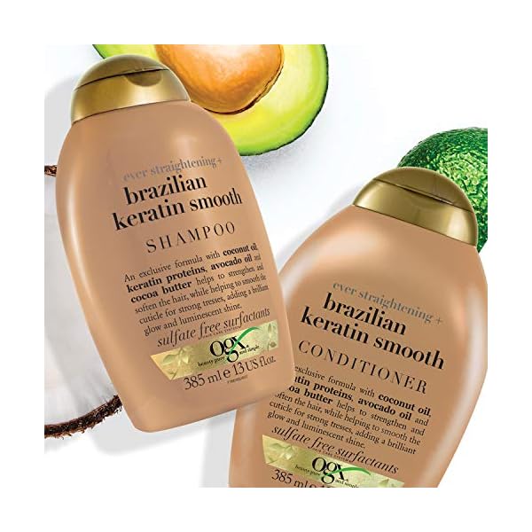OGX-Ever-Straightening-Brazilian-Keratin-Smooth-Shampoo-385-ml OGX Brazilian Keratin Smooth Shampoo, 385ml