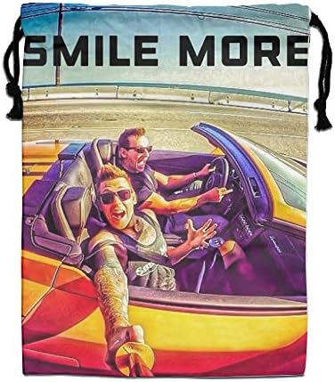 YotoGo Roman Atwood Youtuber Smile More Drawstring Backpack Sack Bag