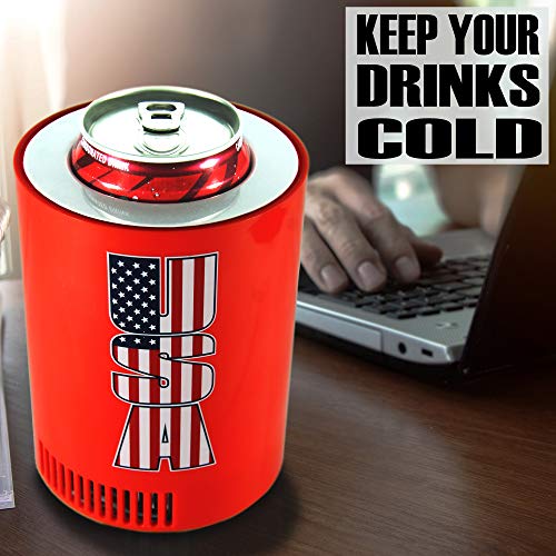 Guay Outdoor Single Can USB Desk Fridge USA Beverage Chiller