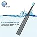 Electric Toothbrush, Sonic Rechargeable Eletronic Toothbrushes for Adults, Electronic Toothbrush with 2 Waterproof Replacement Brush Heads Power Clean as Dentist, Black