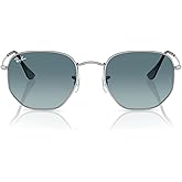 Ray-Ban unisex-adult Rb3548n Hexagonal Flat Lens Hexagonal Sunglasses