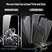 RANVOO iPhone Xs iPhone X Screen Protector,10H Tempered Glass Screen Protector Compatible iPhone Xs 5.8 Inch (2018),[6D Full Coverage][Easy Install][Impact Absorb] Tempered Glass Film