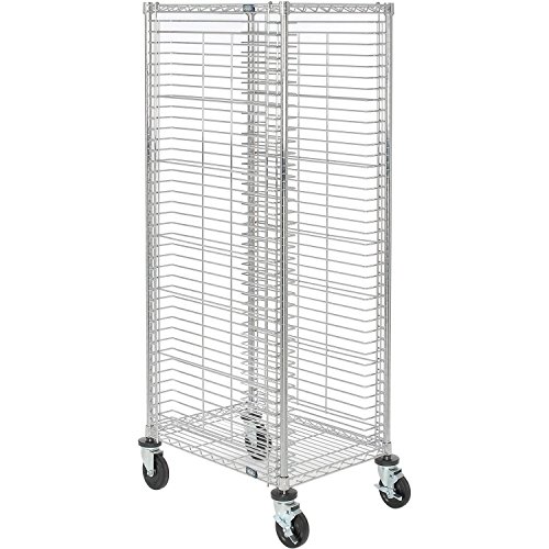 Nexel Tray Truck, Chrome Finish, 18"W x 30"L x 68"H