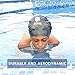 Happy Mane Large Extra Large XL Silicone Swim Cap for Braids and Dreadlocks - Dry Hair While Swimming and Long Hair, Extensions, and Curly Hair - Shower Cap for Women, Men, Kids