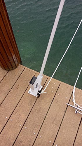 General-Marine-Products-Mooring-Whip-small-or-large-boats-14-foot-solid-poles-deck-mounted