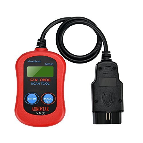 Aokostar MS300 Code Reader Scanner for OBDII/OBD2 Vehicles Read&Erase Engine Fault codes