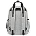Skip Hop Diaper Bag Backpack: Iconic Duo Signature Function Forward Backpack with Changing Pad & Stroller Attachement, Grey Melange