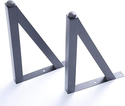 Bcx 4pcs Meubles Pied Metal Triangle Support Pied Armoire Pied Canape Table Basse Jambes De Table