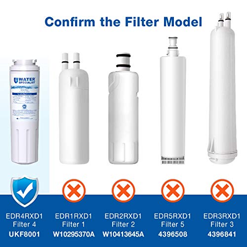 Waterspecialist UKF8001 Water Filter, Replacement for EveryDrop Filter