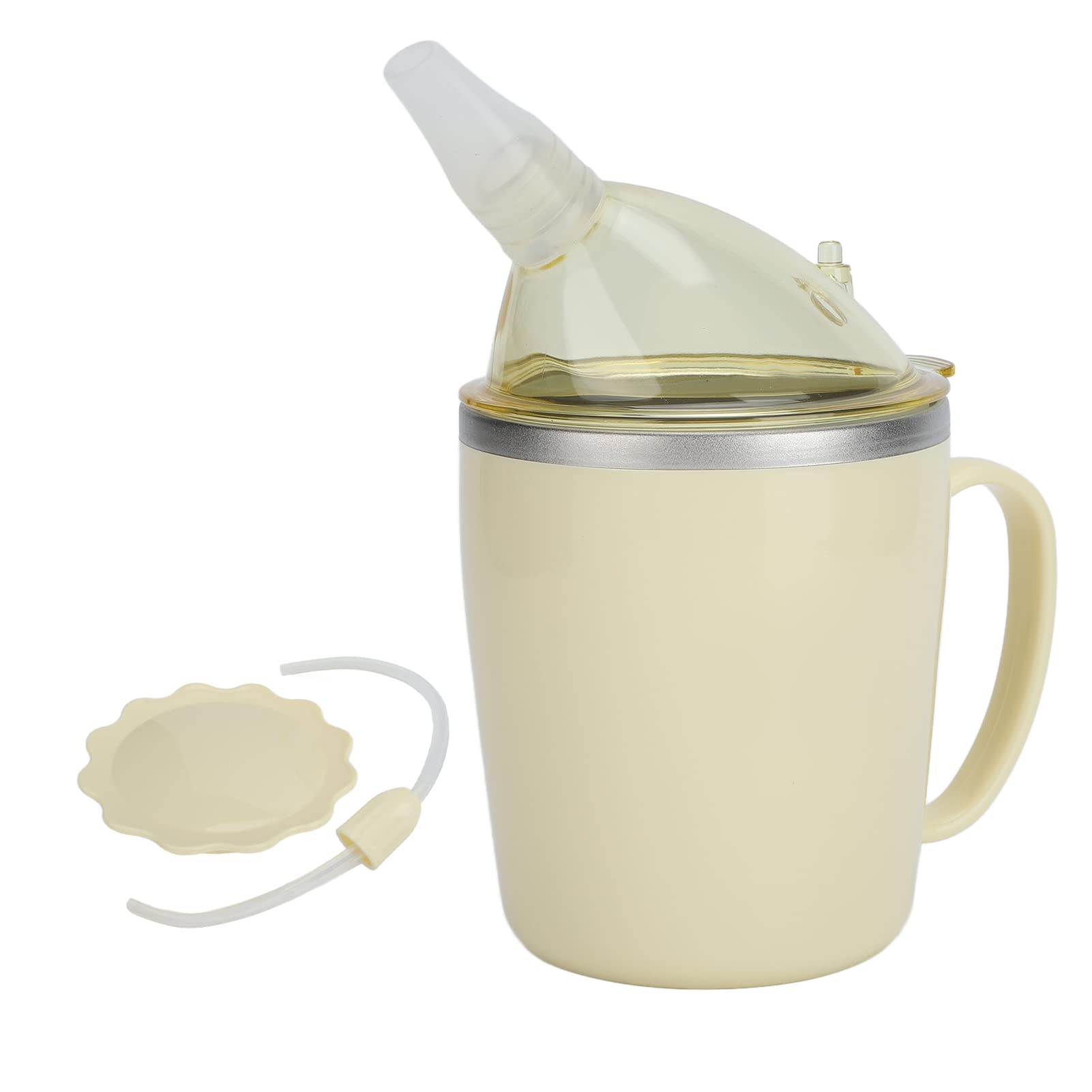 Nunafey Adult Leak Proof Cups, Convalescent Feeding Cups 350ml Lightweight for Hospital Home