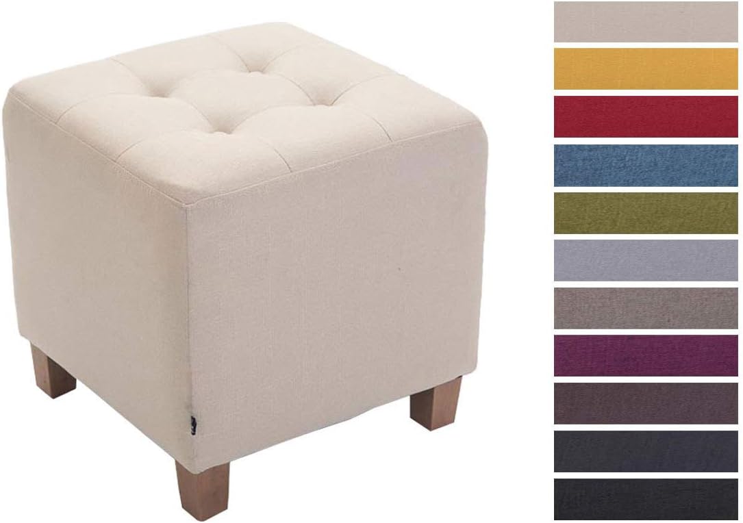 CLP Taburete Bajo Pharao Tapizado En Tela I Puff con Altura De Asiento