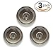 Pro Magnets Neodymium Round Base Magnet with 20mm Mounting Screws (3-Pieces)