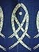 LIGICKY Japanese Noren Doorway Curtain Ancient Character Fish Tapestry for Home Decoration Blue 33x59inch