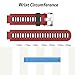 NotoCity Silicone Watch Band Replacement Solft Silicone Strap Compatible Forerunner 230/220/ 235/620/ 630/ 735XT/ Approach S20/ S5/ S6-Red