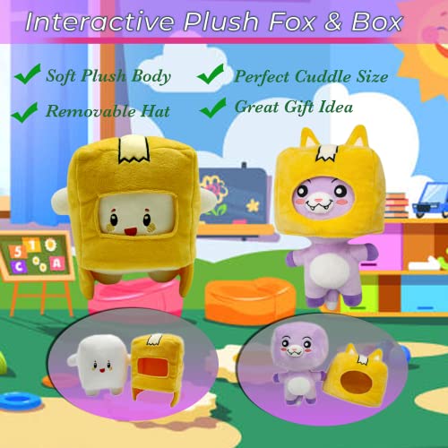 Fox or Box Plush Doll Toy Plushie Stuffed Animal Toys for Gifts