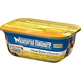 Natural Balance Delectable Delights Wet Dog Food, Chow-Down Chowder Stew, 8-Ounce Container (Pack of 12)